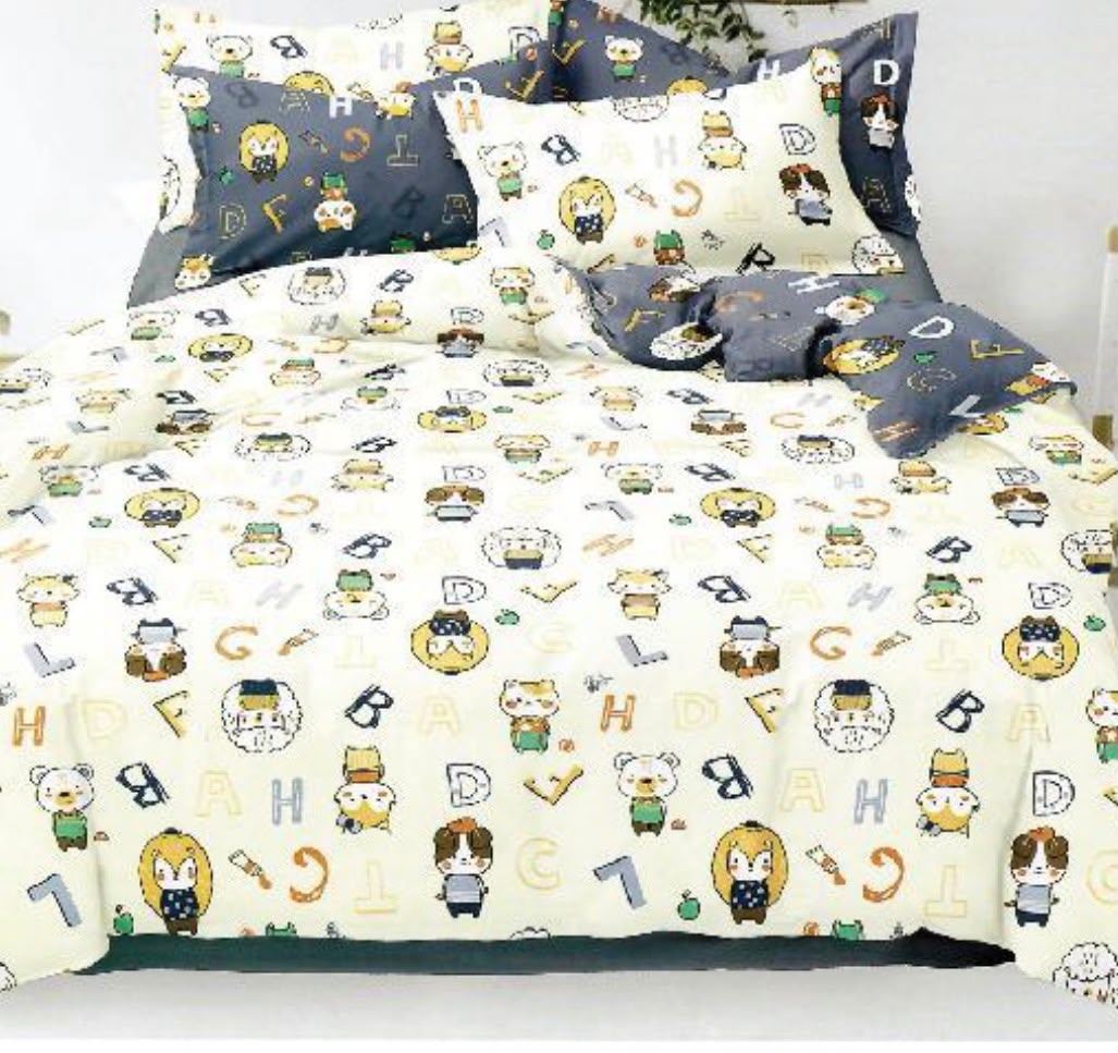 Children's colorful bedding set